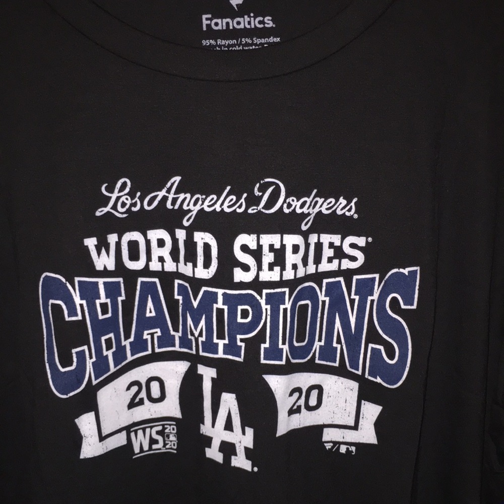 Fanatics black Dodger tee